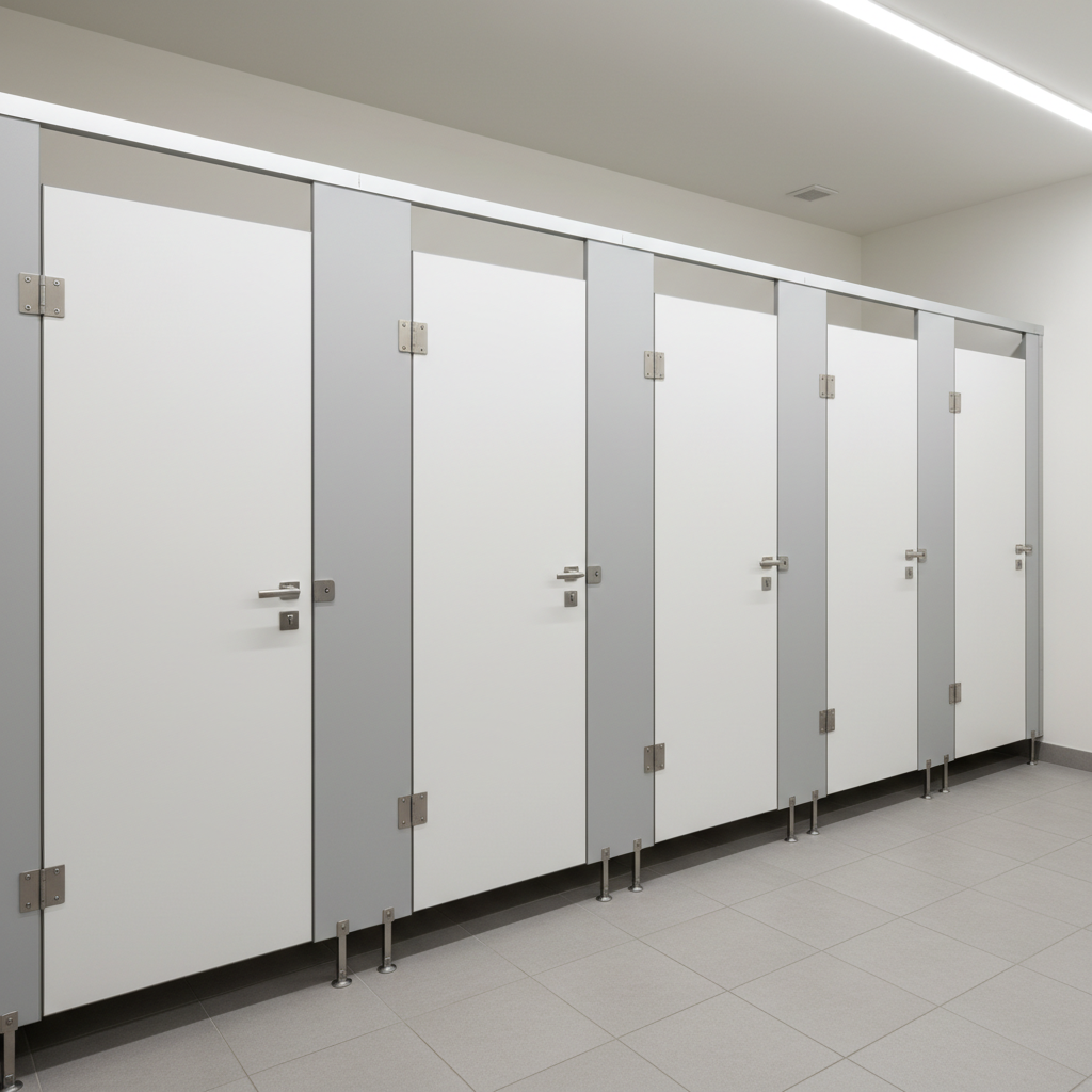 Enamel Cubicle Partitions
