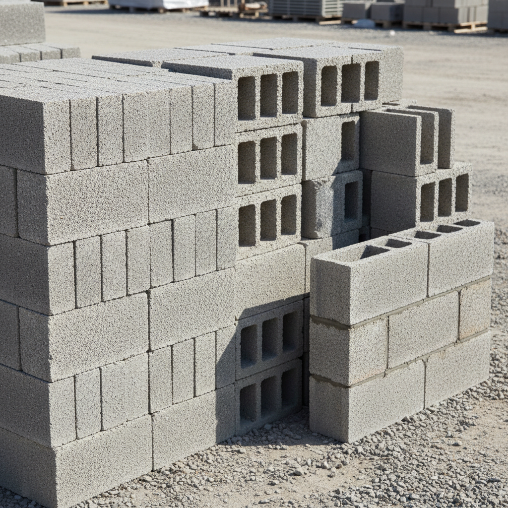 Square Masonry Concrete Bricks and Blocks product image